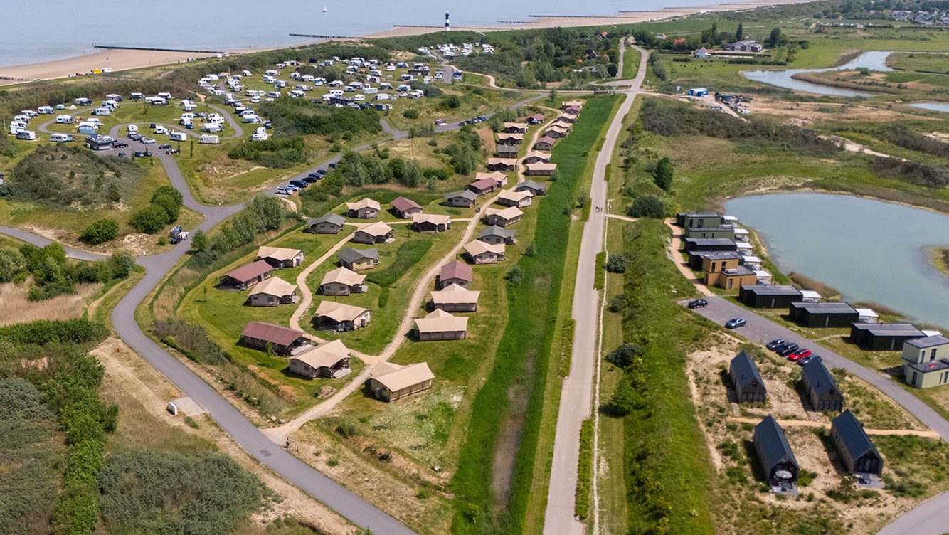 6pers ingerichte Safaritent Wulp Molecaten Park Waterdunen 17
