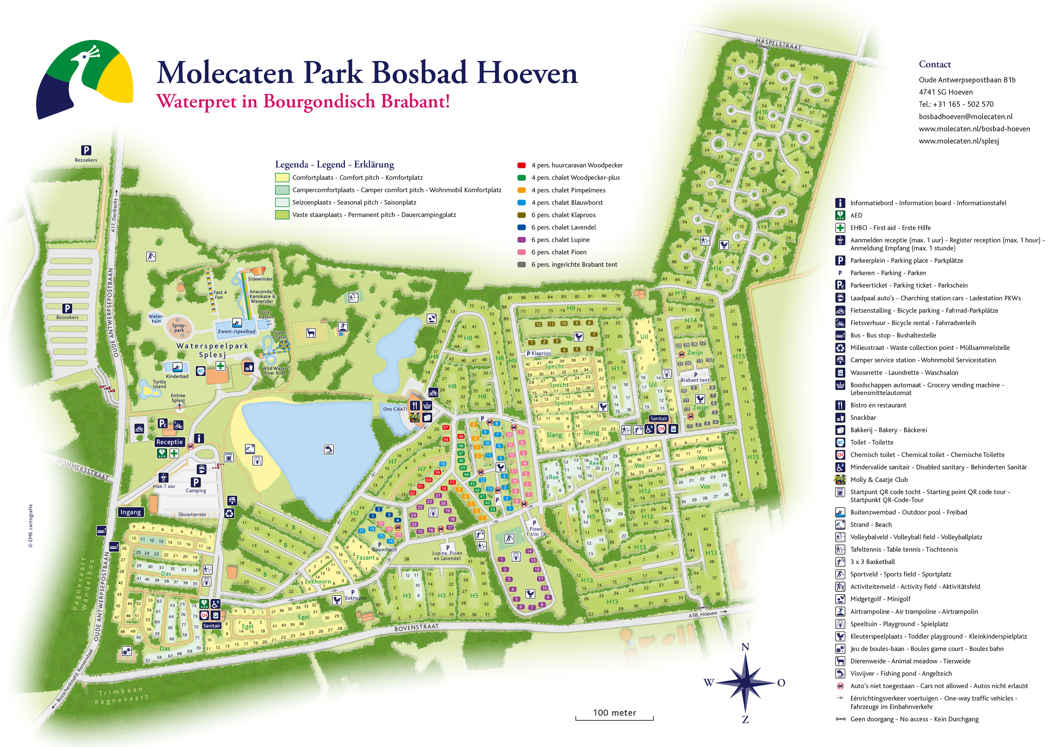 Molecaten Park Bosbad Hoeven accommodation.parkmap.alttext