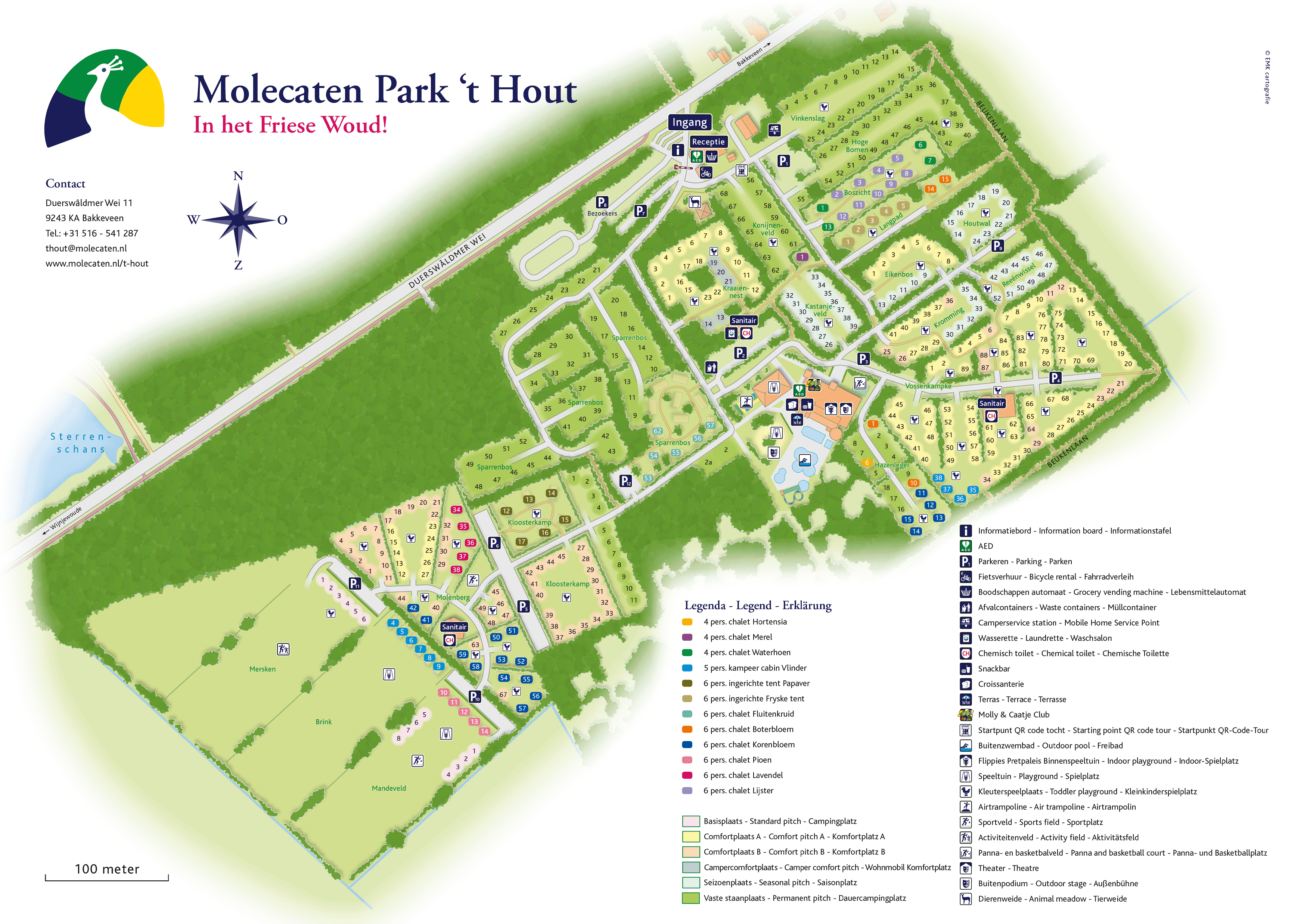 Molecaten Park 't Hout accommodation.parkmap.alttext